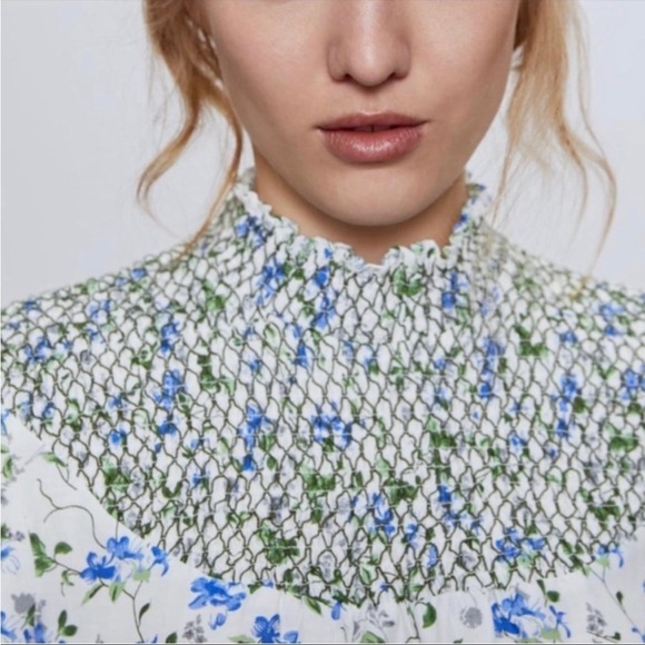 ZARA Floral Daydreamer Long-sleeve Maxi Dress - Picture 3 of 16